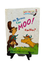 Children&#39;s Book Dr. Seuss Mr. Brown Can Moo! Can You 1st Ed. Bright &amp; Early 1970 - £3.09 GBP