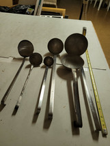 Lot of 6 Vintage and Modern Stainless Steel Metal Soup Chili Ladle - £25.94 GBP