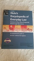 Nolo&#39;s Encyclopedia of Everyday Law: Answers to Your Most Frequently Asked Legal - £3.91 GBP
