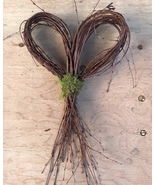 Wreath Heart birch, handmade Wreath, Country Home Decorations, Twigs Wre... - £58.77 GBP+