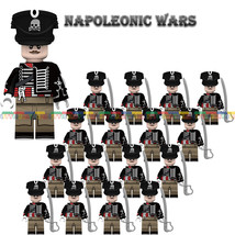 16Pcs Napoleonic Wars Prussian Skeleton Hussara Soldiers Minifigure Buil... - £22.34 GBP