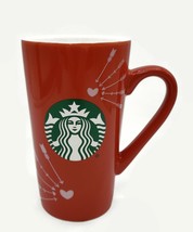 2020 Starbucks 16oz Tall Mug Valentines Day Hearts and Arrows - £15.49 GBP