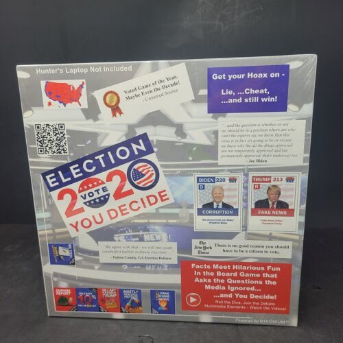 Primary image for Election 2020 You Decide Game Board Special Ordered Game Political Trump Biden