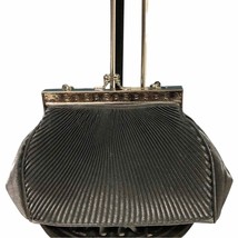 Preston &amp; York silver clutch with crossbody chain 8” x 6” purse - $26.93