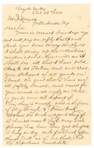 1880 Handwritten letter Boyds Mills PA Thomas Crocker Republican Garfiel... - £52.55 GBP