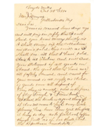 1880 Handwritten letter Boyds Mills PA Thomas Crocker Republican Garfiel... - £52.58 GBP