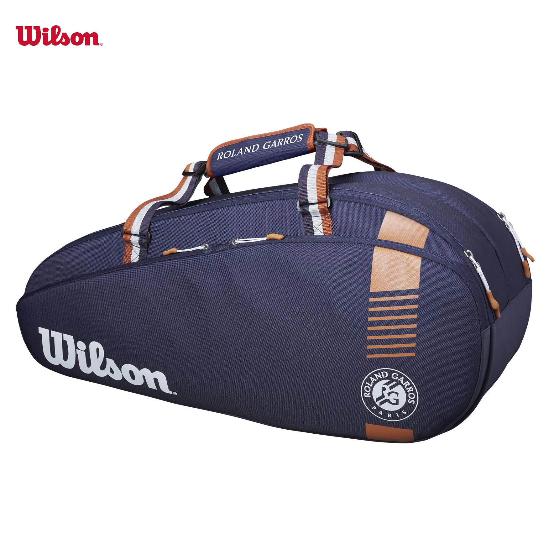 Wilson Ro Garros Tour 2023 Design Tennis Bag Team 3-6 PK Navy Lightweight Tennis - £229.48 GBP