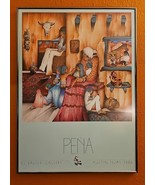 Framed Amado PEŇA Art Poster Abuelita La Cuenstista Grandmother The Stor... - $193.95