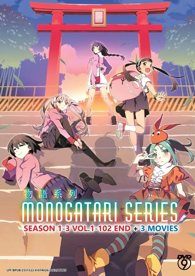 Anime DVD Monogatari Complete TV Series Season 1-3 Vol.1-102 End + 3 Mov... - £63.35 GBP