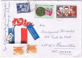 Stamps Art Hungary Envelope Budapest Currency Activists - $3.95