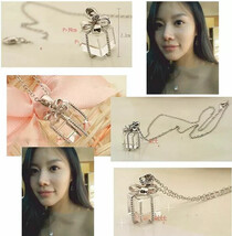 Elegant Long Chain Transparent Gift Box Pendant Necklace Perfect 4 All O... - $12.16