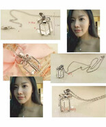 Elegant Long Chain Transparent Gift Box Pendant Necklace Perfect 4 All O... - €10,47 EUR