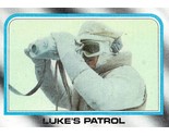 1980 Topps Star Wars ESB #148 Luke&#39;s Patrol Skywalker Mark Hamill Hoth - $0.89