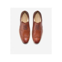 Mens COLE HAAN Shoes OriginalGrand Wingtip Oxford Lace up Comfort C26471 Tan image 5