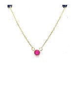 14k Gold Ruby Necklace - $194.04