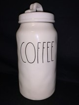 Rae Dunn &quot;COFFEE&quot; Jar Artisan Collection Coffee Canister With Lid - $16.44