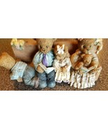 Set of Two (2) Bear Figurines/Shelf Sitters ~ Home Decor - €25,84 EUR