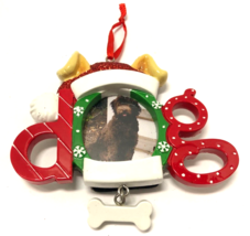 Personalizable DOG Picture Christmas Ornament - £7.91 GBP