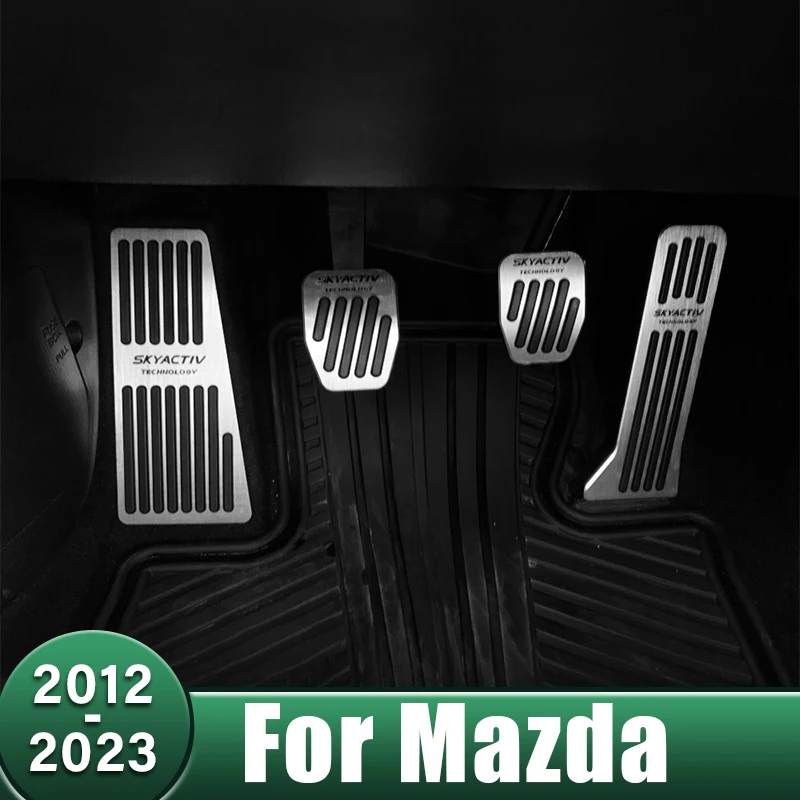 Car Accelerator Footrest Pedal Brake Clutch Pads Case For Mazda 2 3 6 Dome BM GJ - £10.82 GBP+