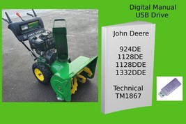 John Deere 924DE 1128DE  1128DDE  1332DDE Walk Behind Snowblower Manual ... - £18.66 GBP