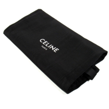 Celine Ribbon Closure Dust Bag Iridescent Pattern Lined Black 13 3/4&quot; x ... - £19.16 GBP