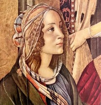 Altarpiece Of Saint Barnabas Detail #1 Botticelli 1958 Lithograph Print LGADBott - £24.35 GBP