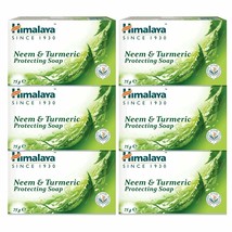6 X Himalaya Herbals Neem & Turmeric Soap 75 gms FREE SHIP - $20.89