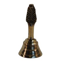 Prayer Bell Ghanti Temple Hindu Pooja Puja Traditional Brass Hand Singin... - £16.62 GBP