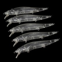 CCLTBA 5pcs/lot Blank Minnow Wobbler Fishing Lures 12cm 12.5g Unpainted Jerkbait - £53.68 GBP