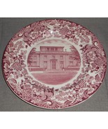 Wedgwood Plate - 1930 MIT PRESIDENT&#39;S HOUSE Mulberry Color 10 1/4&quot; Plate - $40.72 CAD