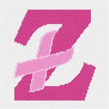 Pepita Needlepoint kit: Letter Z Hope Ribbon, 7&quot; x 7&quot; - £39.33 GBP+