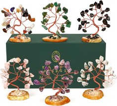 Crystal Tree for Positive Energy 7 Chakra and Healing Crystals Tree of Life Mone - £54.66 GBP