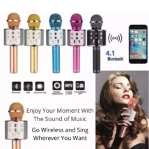 Wireless Karaoke Bluetooth Microphone Handheld KTV Player Rechargeable Mic - £29.68 GBP