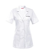 Women&#39;s Custom Personalized 29 Inch Consultation Short Sleeve Lab Coat - £21.07 GBP