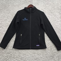 Patagonia Simple Synchilla Jacket Womens Medium Black Full Zip Fleece Lo... - £23.62 GBP