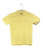 Brooks Brothers 346 Polo Top Shirt Small Yellow Short Sleeve Women&#39;s - $13.24