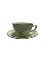 Vintage Tea Cup and Saucer Floral Design - AS IS for Crafters - £8.03 GBP