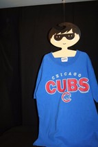 CSA CHICAGO CUBS Logo blue Youth Cubbies t-shirt Medium 8-10 - £14.29 GBP