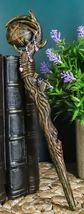 Ebros Pentagram Sceptre Orb Cosplay Wand 9.5&quot; Tall Accessory Fantasy Decor - $291.85 MXN