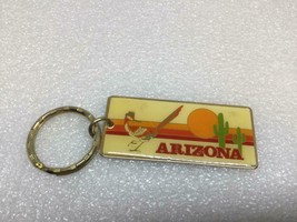 Vintage Usa Souvenir Key Ring Arizona State Keychain Bird Ancien Porte-Clés Sun - £6.16 GBP
