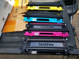 lot 4 brother mfc-9840cdw tn-115y tn-115c tn-115m tn-115bk original tone... - $89.00