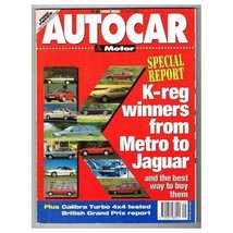 Autocar &amp; Motor Magazine 15 July 1992 mbox1585 K-reg winners from Metro to... - £3.91 GBP