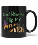 PixiDoodle Black Cat Witch Coffee Mug - Fall Witches Hat Halloween Witch... - £20.37 GBP+