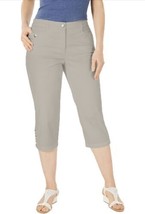 Karen Scott Tummy Control Comfort Capri Pants women’s Size 16 Stonewall Tan - $24.74