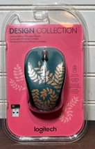 NEW Logitech Design Collection Wireless PC MAC Mouse Golden Garden 910-0... - $14.95