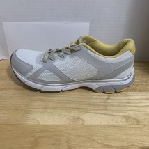 Vionic Womens Tokyo White Yellow Fitness Walking Shoes Athletic 8 - $510.30 MXN