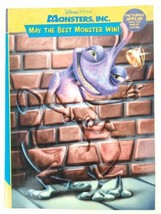 MONSTERS INC May the Best Monster Win Activity Coloring Book 2001 Coin Reveal - $33.14