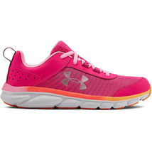 new UNDER ARMOUR ASSERT 8 girl&#39;s sports SHOES sz 4.5 youth bright pink s... - £43.44 GBP