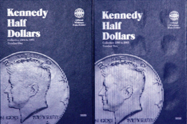 Set of 4 Whitman Franklin Kennedy Half Dollar Coin Folders 1948-2021 Boo... - £22.29 GBP