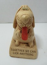 Paula figurine 1984 Together We Can Lick Anything puppy dog tongue googly eyes - £6.99 GBP